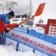 Cortina, nevicata record. Cancellata discesa di sci08