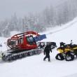 Cortina, nevicata record. Cancellata discesa di sci05