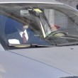 Enrico Letta lascia Montecitorio a bordo della sua auto04