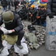 Kiev, nuovi spari a piazza Indipendenza dopo una notte tranquilla08