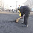 Kiev, nuovi spari a piazza Indipendenza dopo una notte tranquilla01