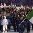 Sochi: sfila l'Italia, tanti tricolori e Letta saluta02