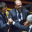 Matteo Renzi al Senato: il "film" della fiducia (FOTO)
