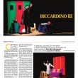 "Riccardino III" di Davide Morgagni: William Shakespeare riscritto à la Carmelo Bene (Foto Lorenzo Papadia)