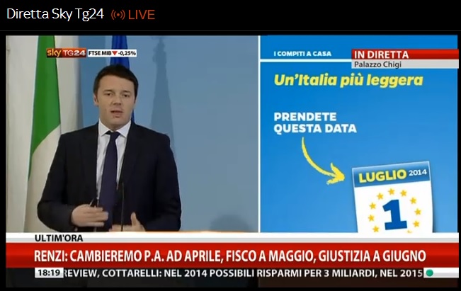 Renzi, meno tasse, più soldi "Dal 1° maggio 85 euro al
