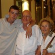 Lorenzo Manavella, 25 anni, con Tullio Manavella e la la moglie Pina Bono (foto Facebook)