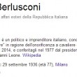 Berlusconi, la pagina WIkipedia