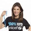 Elisabetta Canalis testimonial Unicef: "100% vacciniamoli tutti" 02