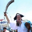 New York, sindaco Bill de Blasio travestito da sirena alla Mermaid Parade09