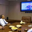 Mondiali, Obama guarda Usa dall'Air Force One (FOTO)