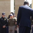 Sbarco in Normandia: Obama arriva al castello con il veterano13
