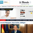 "Il re Juan Carlos abdica": la notizia sui quotidiani online di tutto il mondo 3