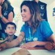Elisabetta Canalis in Libano per la missione Unicef 100% Vacciniamoli Tutti 03
