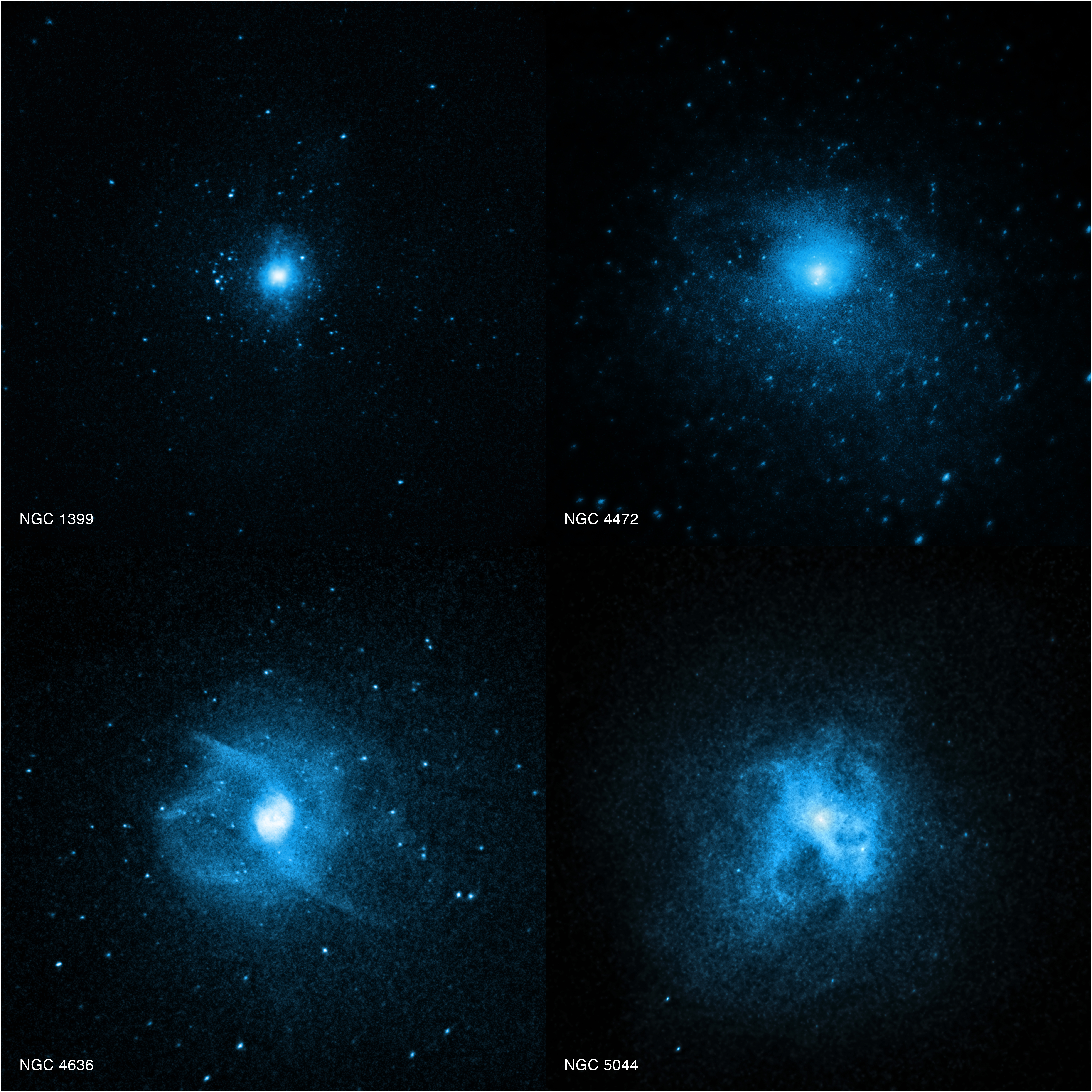 Chandra, foto scontro ammassi galassie