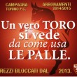 "Un vero toro si vede da come usa le palle", la campagna abbonamenti del Torino