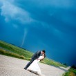 Canada, tornado sta per irrompere sulle nozze03
