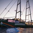 Costa Concordia, la Rainbow Warrior di Greenpeace al Giglio02
