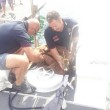 Cucciolo di capriolo cade in mare in Liguria01
