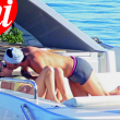 Ilaria D'Amico e Gigi Buffon: baci "bollenti" su uno yacht in Grecia (FOTO)