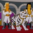 Nel 1993 ne "I Simpson" compaiono Gunter e Erns (ispirati al duo di domatori Siegfried & Roy). Durante il loro numero i personaggi vengono aggrediti dalla tigre bianca. Dieci anni, nella realtà, lo stesso destino è toccato a Roy Horn, azzannato al collo durante uno spettacolo.