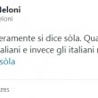 Matteo Renzi a Beppe Grillo: "#sidicesole". Giorgia Meloni: "#sidicesola" 2