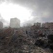 Gaza, il crollo del palazzo di 12 piani abbattuto dai missili israeliani04