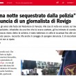 Giornalista di Rovigo denuncia: "Sequestrato dalla polizia per una notte"