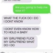 "Sono incinta, tesoro": lui reagisce insultandola ma era uno scherzo via sms