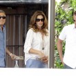 George Clooney, colazione con Cindy Crawford e marito prima del matrimonio7