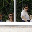 George Clooney, colazione con Cindy Crawford e marito prima del matrimonio09