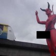 La statua di Satana con l'erezione a Vancouver (FOTO)
