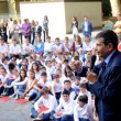 Scuola, primo giorno: Renzi contestato a Palermo, striscioni al Miur FOTO