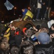 Statua di Lenin abbattua a Kharziv: era la più grande dell'Ucraina 0