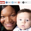 Catherine Howarth, nera partorisce bimbo bianco: "1 probabilità su 1mln"