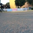 Pigneto-Torpignattara: striscioni per Daniel (l'arrestato), cartelli per Khan (la vittima) FOTO
