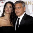 George Clooney a Firenze per la cena di gala di Bocelli04
