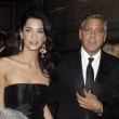 George Clooney a Firenze per la cena di gala di Bocelli05
