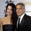 George Clooney a Firenze per la cena di gala di Bocelli07