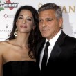 George Clooney a Firenze per la cena di gala di Bocelli09