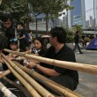 Hong Kong, polizia rimuove barricate studenti senza la tenuta antisommossa12