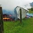 Hawaii, lava "mangia" la strada della città di Pahoa ed ora minaccia abitazioni 03