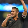 Francesco Totti, gavettone in diretta tv dopo Manchester City-Roma 23