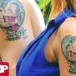 Belen Rodriguez cancella il tatuaggio sul braccio fatto con Stefano De Martino