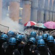 Bologna, Ignazio Visco all'università, scontri centri sociali-polizia07