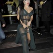 Lady Gaga porta a spasso il cane: il sexy abito velato mostra la lingerie10