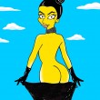 Kim Kardashian nuda su "Paper": la versione Simpson di aleXsandro Palombo03