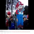 Sciopero sociale Roma: decine di "Super Mario" occupano atrio Acea03