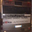 Roma, autobus Atac con pubblicità Alfio Marchini contro taglio corse 04