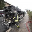 Roma, bus in fiamme al Nuovo Salario: nessun ferito FOTO5