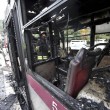 Roma, bus in fiamme al Nuovo Salario: nessun ferito FOTO02